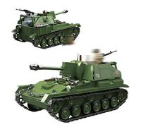 JVAVNE Tank Building Block Kits, SU-76M Army Heavy Tank Building Blocks Set, WW2 Germany Military Toys Brick Model, Educational Gifts for Military Fans, 769PCS