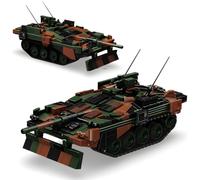 JVAVNE Tank Building Blocks Kits, 1773+ PCS STRV 103B Tank Building Set, WW2 Military Vehicle Bricks Model Toys, Gifts for Adults and Military Fans