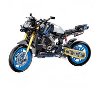 JVAVNE Technik Racing Motorcycle Building Blocks Set, 1:8 Simulation Motorbike, Superbike Toys for Adults Kids, Collectible Racing Motorcycle Building Bricks Scale Model Kit Gift Decor, 638PCS
