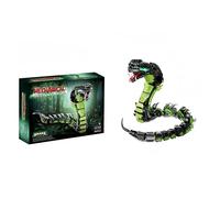JVAVNE Technik Snake Building Blocks Set, Luminous Cobra Creator Animals Building Model Kit, Educational STEM Model Toys Gift Idea for Kids Adults, Compatible Leg Horror Decor for Home Office