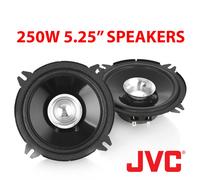 JVC 250W 13cm Dual Cone Coaxial Car Door Hybrid Shelf Speakers 30 RMS CS-J510X