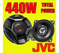 JVC 440W TOTAL 4 INCH 10cm 2-WAY CAR/VAN DOOR/SHELF COAXIAL SPEAKERS NEW PAIR
