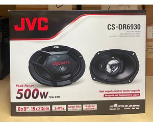 JVC 6"x9" 6x9 1000W 3-way car/van rear shelf deck oval speakers quality new pair