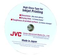 JVC Advanced Media Glossy Printable CD-R 100 Discs