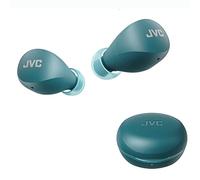 JVC Compact and Lightweight Gumy Mini True Wireless Earbuds Headphones, Long Battery Life (up to 23 Hours), Sound with Neodymium Magnet Driver, Water Resistance (IPX4) - HAA6TZ (Green)
