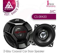 JVC 440W TOTAL 4 INCH 10cm 2-WAY CAR/VAN DOOR/SHELF COAXIAL SPEAKERS NEW PAIR