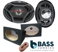 JVC CS-DR6930 3-Way Coaxial Car Speaker 6" X 9", Black