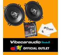 JVC CS-J520X + AVSD2-V1 13cm 5.25" 250W Coaxial Speakers & Sound Deadening
