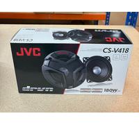 JVC CS-V418 4 inch 10cm Dual Cone Car Van Door Coaxial Speakers 180W each grills