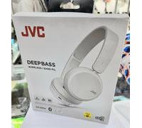 JVC DEEP BASS HA-S36W WIRELESS BLUETOOTH HANDSFREE ON-EAR HEADPHONES WHITE BNIB