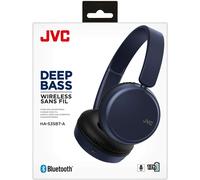 JVC Deep Bass Wireless Bluetooth Headphone Hand free Black White Blue HA-S36BT