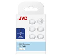 JVC EP-FX2L-Z 3 pairs of replacement silicone earpieces for JVC earbuds - L size - White