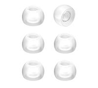JVC EP-FX2S-B Medium Silicone Replacement Earpieces (3 Pairs) for JVC Earbuds - M size - (White)