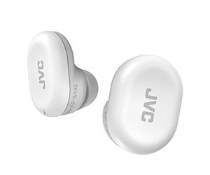 JVC EP-S433 Reusable/Washable Memory Foam Ear Plugs, Designed for Deep Sleep, Travel, and Noisy Environments - Noise Cancelling, Secure & Comfortable Fit, Block Out Snoring, White