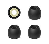 JVC EPFX10 Spiral Dot Earpieces - Set of (4) Ear Tips, Sizes Small Through Large, Fits Many JVC Models (Small) Black