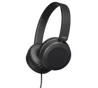 JVC Foldable Over Ear Corded Headphones With Remote Mic Black - HAS31MBEX