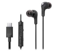 JVC Gumy Connect Earphones with USB-C Connector - Black - HAFR9UC
