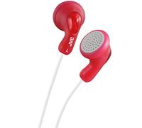 JVC Gumy HA-F14-RN-U In-Ear Headphones Wired Optimal Rubber Body Powerful Sound Red