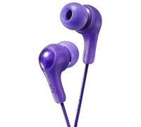 JVC Gumy in Ear Earbud Headphones, Powerful Sound, Comfortable and Secure Fit, Silicone Ear Pieces S/M/L - HAFX7V Purple, Small