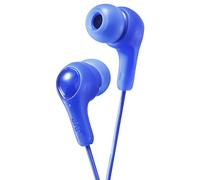 JVC Gumy in Ear Earbud Headphones, Powerful Sound, Comfortable and Secure Fit, Silicone Ear Pieces S/M/L - HAFX7A (Blue) One Size, 1 Count (Pack of 1)