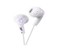 JVC Gumy In-Ear Wired Headphones Earphones Compatible with iPod, iPhone, Samsung - White