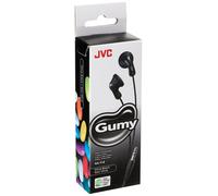 JVC Gumy In-Ear Wired Headphones Earphones Compatible with One size, Black