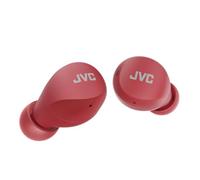 JVC Gumy Mini Wireless Headphones - Small and Lightweight Bluetooth 5.1 Earbuds, 23H Battery, IPX4 Water Resistant, 3 Sound Modes, Red