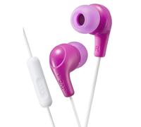 JVC Gumy Plus In-Ear Earbud Headphones with Microphone HA-FX65M Pink