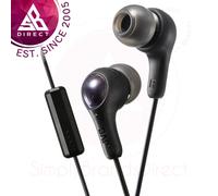 JVC HAFX7MB Gumy Plus In Ear Earphone with Mic & Remote - Black