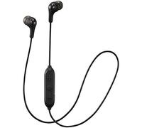 JVC Gumy Plus Wireless Bluetooth In Ear Headphones Earphones with Bass Boost, Comfortable Earbuds and Built In Mic and Remote for Call Handling, Black