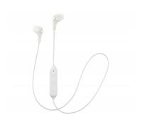 JVC Gumy Plus Wireless Bluetooth In Ear Headphones Earphones with Bass Boost, Comfortable Earbuds and Built In Mic and Remote for Call Handling, White