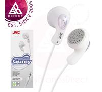 JVC Gumy Stereo In-Ear Wired Earphones│3.5mm Stereo Plug│1m Cord│Coconut White
