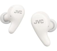 JVC HA-A23T-W Gumy Premium Wireless Earphones with Noise Cancellation, Bluetooth 5.4, Ambient Sound Mode, 26 Hours Battery Life, Translucent Charging Case, USB-C, White
