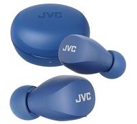 JVC HA-A6T Gumy Mini Wireless Bluetooth Earbuds, 23 Hours Battery, Quick Charge, Touch Control, IPX4 (Blue)