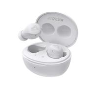 JVC HA-A6T Gumy Mini Wireless Bluetooth Headphones, 23 Hours Battery, Quick Charge, Touch Control, IPX4 (White)