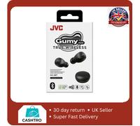 JVC HA-A6T Gumy Mini Wireless Earbuds Bluetooth In-Ear Black Brand New Boxed