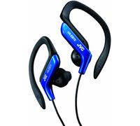 JVC HA-EB75 In-Ear Sweat Resistant Sports Headphones with Adjustable Clip - Blue