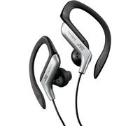 JVC HA-EB75 In-Ear Sweat Resistant Sports Headphones with Adjustable Clip - Sil