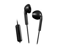 JVC HA-F17M-B Wired In-Ear Earphones with Microphone, Black | Clear sound, light build, solid housing and simple design for everyday listening