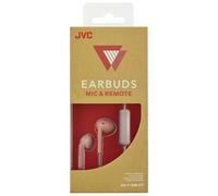 JVC HA-F19M-PT-E Pink/Taupe In-ear Headphones 1-Button Remote w/Mic /Brand New