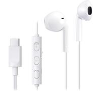 JVC HA-FR17UC-W Bud-Type USB-C Earphones with Built-in DAC for Powerful and Cry