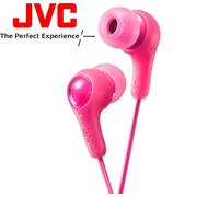 JVC HA-FX7 PINK Gumy Plus In-Ear Earbuds Headphones with Bass Boost HAFX7P /NEW