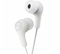 JVC HA-FX7 WHITE Gumy Plus In-Ear Earbud Headphones with Bass Boost HAFX7W /NEW