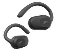 JVC HA-NP40T-B Nearphones True Wireless Open-Ear Headphones with Pivot Motion Ear Hooks, Bluetooth 5.4, 26 Hours Playtime - Black