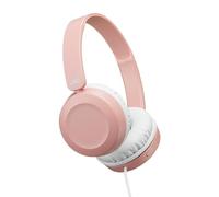 JVC HA-S31M Wired Over-Ear Headband Headphones with Microphone & Remote - Dusty Pink