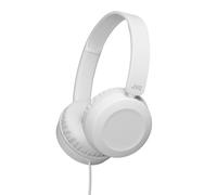 JVC HA-S31M Wired Over-Ear Headband Headphones with Microphone & Remote - Ice White