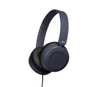 JVC Foldable Headphones with Remote Mic│Built-in Microphone│Powerful Sound│Blue