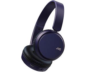 JVC HA-S36WA Bluetooth 5.2 Headphones Lightweight Over Ear (Blue)