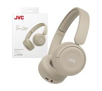 JVC HA-S59W-C Wireless Headphones with 50 Hour Battery, Soft Ear Pads, Foldable Design, Bluetooth 5.3, Multipoint, App EQ & Microphone - Matt Beige