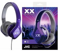 JVC HA-SR100X VIOLET On-Ear Club style Headphones Remote & Microphone /Brand New